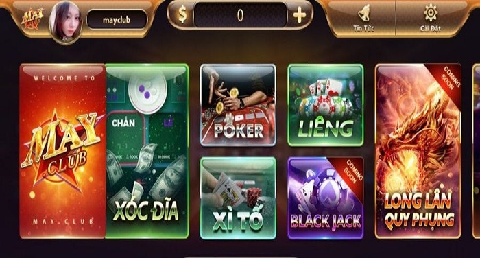 May club - Cổng game bài đổi thưởng chất lượng của thị trường game Việt